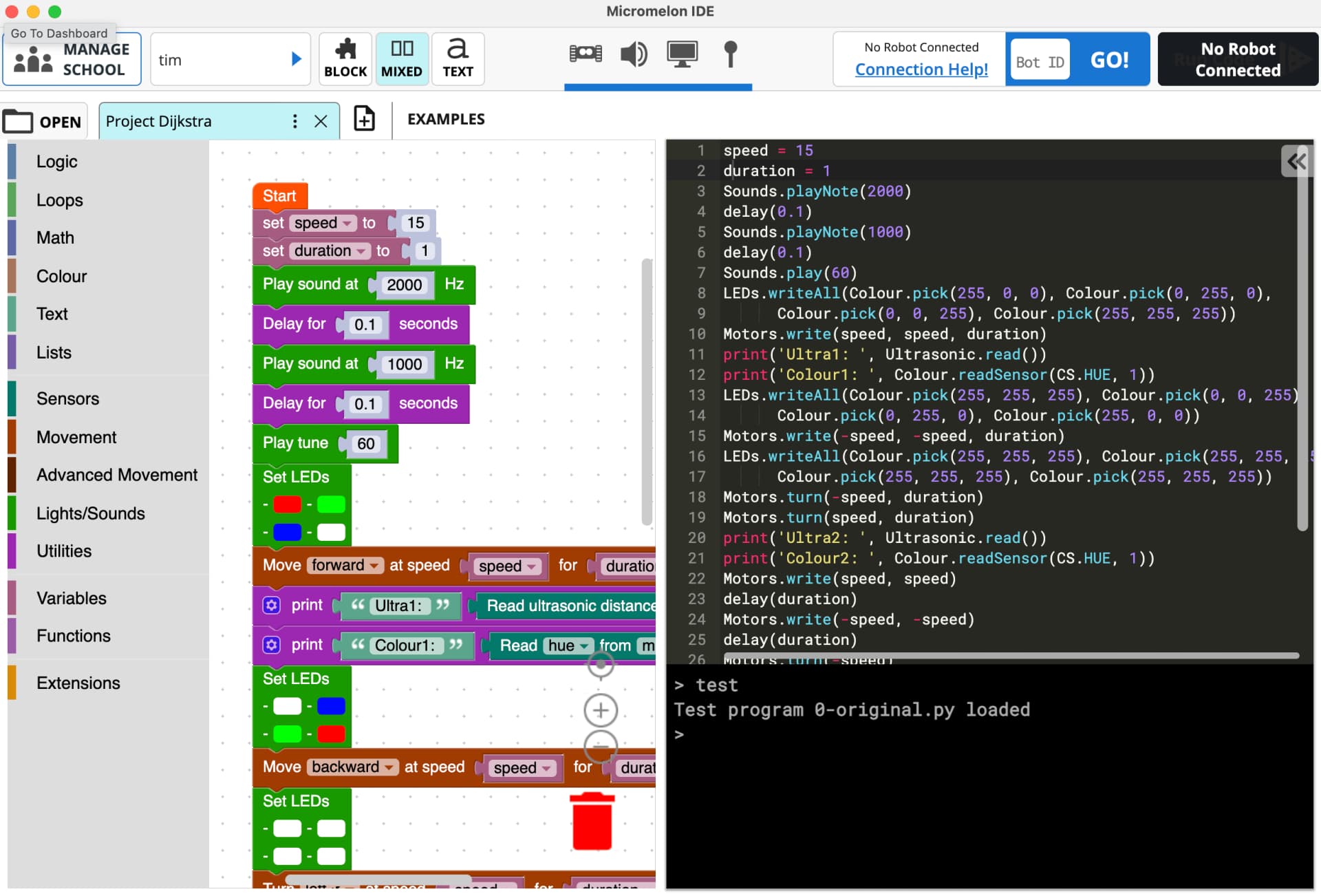 Micromelon Code Editor